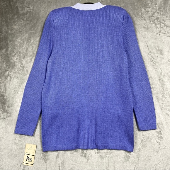 NEW Old Stock Vintage Mita Knit Cardian Tank Pant Set Size 4 Petite Old Money - Picture 4 of 13